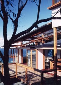 Architectural beach house